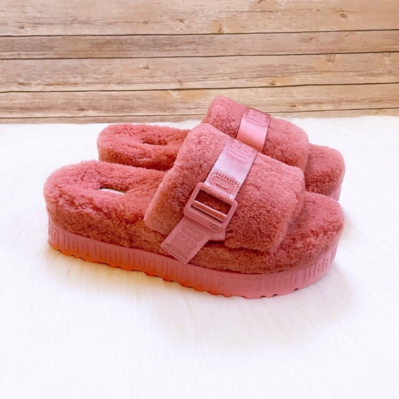 UGG Shoes - UGG Women’s Fluffita Platform Slides In Pink Blossom
